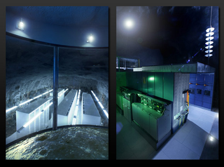 Illustration for article titled Swedish Nuclear Bunker Transmogrified Into Data Center Fit For Bond